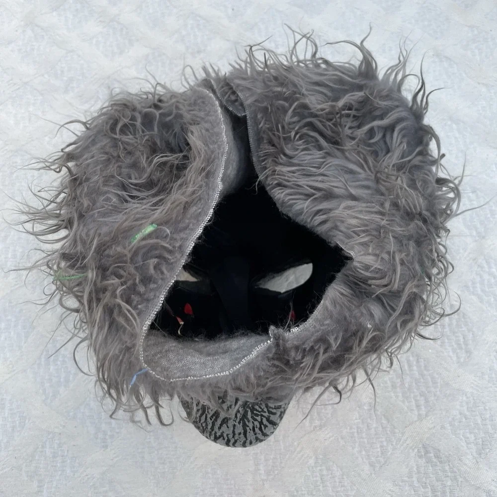 Vintage BIG BAD WOLF Halloween Costume Pullover Latex Mask Spirit Werewolf